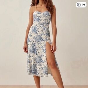 Reformation Juliette Dress in Pompadour